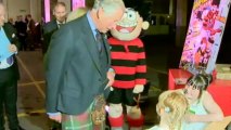 Prince Charles handshake snub with Dennis the Menace