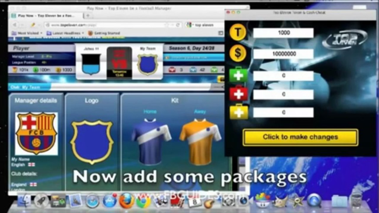 Top Eleven Footbal Manager Hack 2013