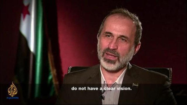 Talk to Al Jazeera - Moaz al-Khatib: The priority is to save Syria