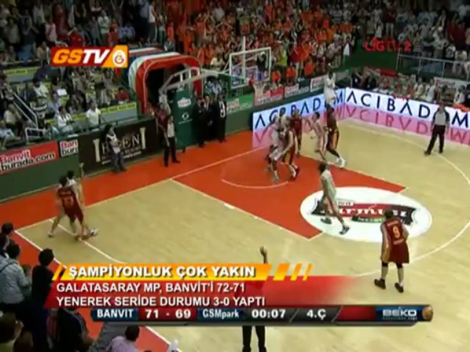 ERKEK BASKETBOL - Özet Banvit 71 - Galatasaray Medical Park 72