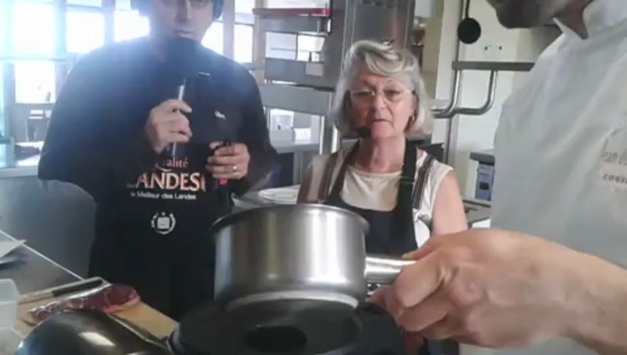 Patrice LUBET, chef du restaurant "Jean des sables" à Hossegor