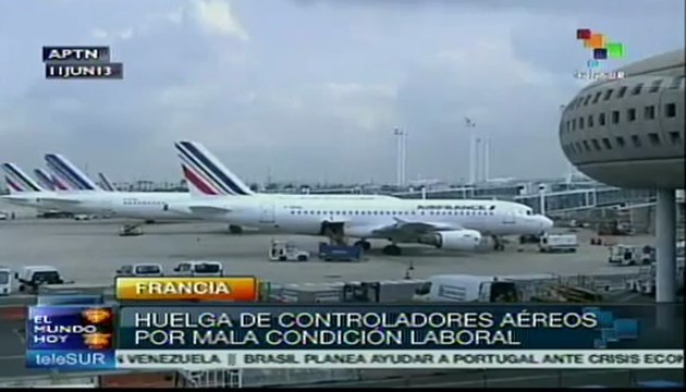 Huelga de controladores aéreos en Francia