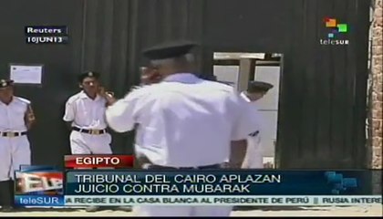 Juicio de Hosni Mubarak aplazado para el 6 de julio