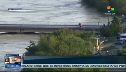 Pamplona en alerta por desbordamiento de río Arga