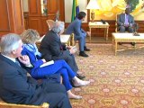 Gabon : le Président Ali Bongo Ondimba rencontre Nicolas Hulot, envoyé spécial du président de la République Française