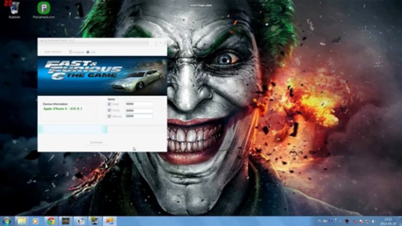 Fast and Furious 6 Hack tool IOS & Android 2013 june unlimited gold silver