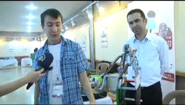 Üstün yetenekli çocuklar, robotlarıyla yarıştı