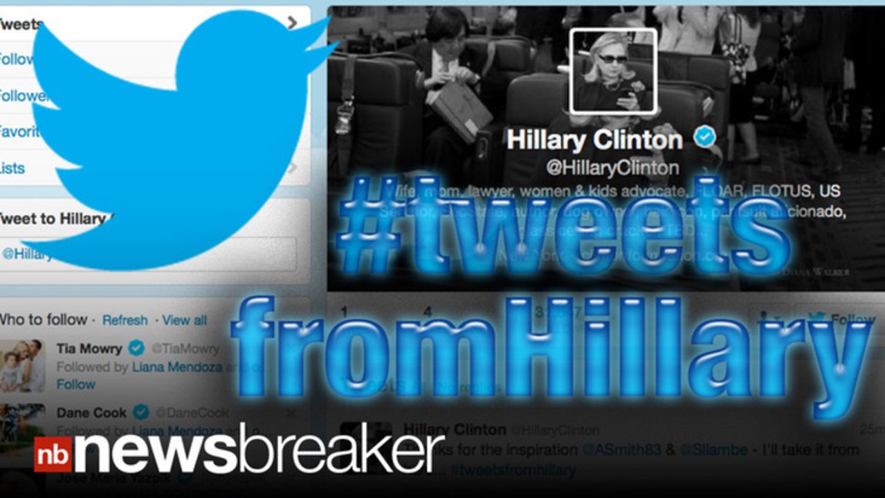 SECRETARY OF TWEETS: Hillary Clinton Starts Using Her Twitter Account!