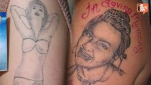 Which Tattoo Is Worse?: Marilyn Monroe or Botched Memorial?