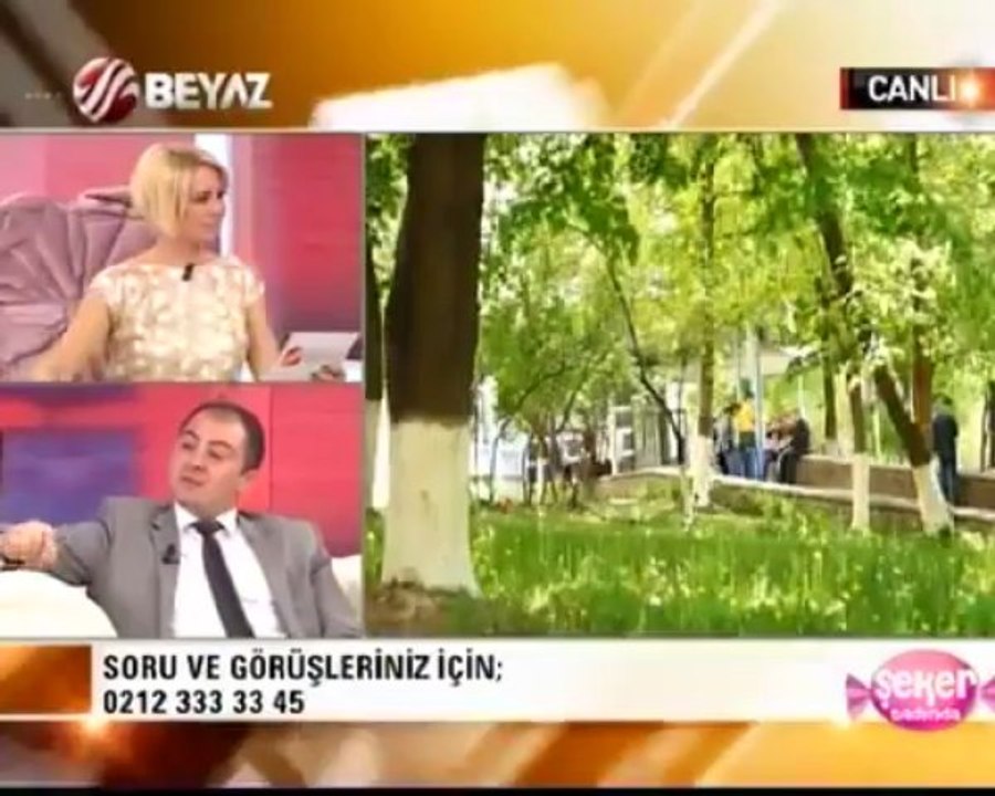 Michael Halphie is interviewed in "Şeker Tadında" by Pınar Dilşeker Beyaz TV 02.06.2013 Part II