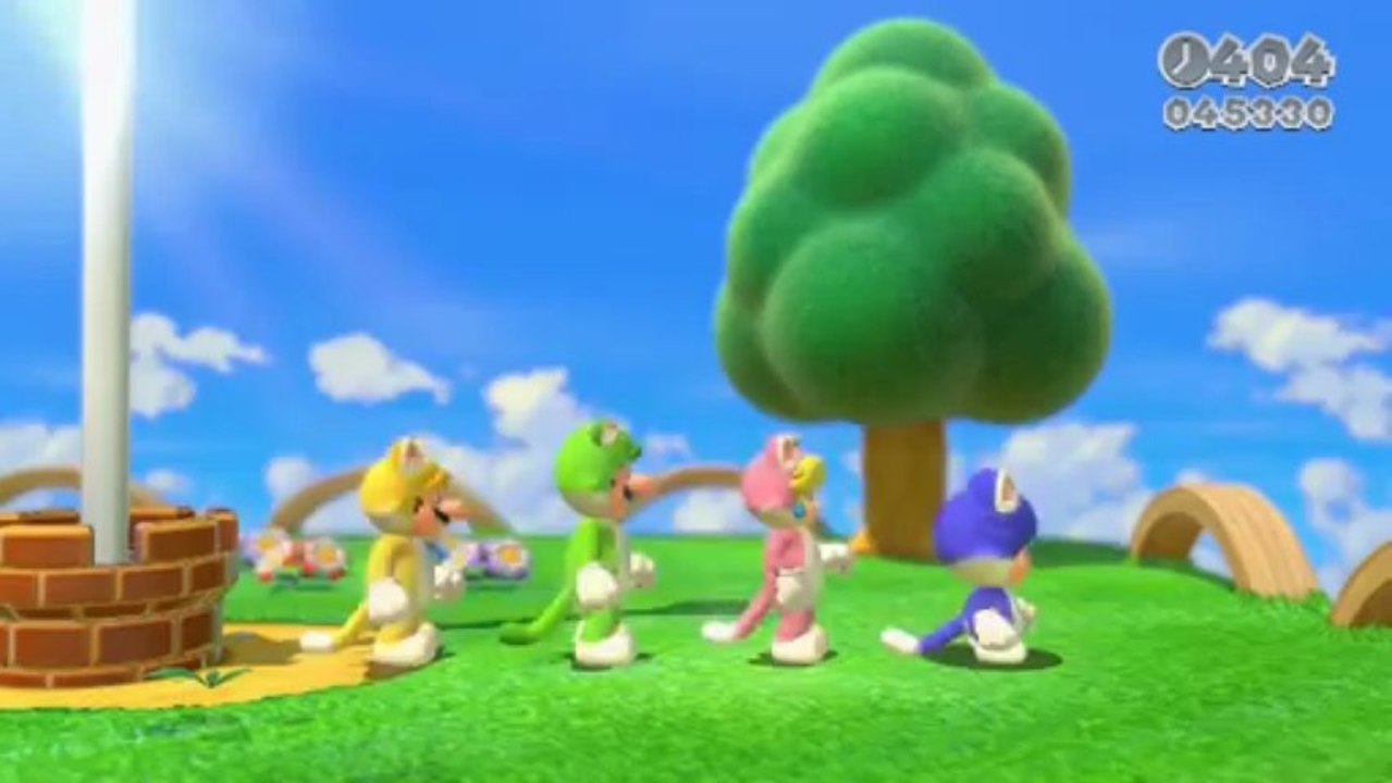 Wii U - Super Mario 3D World E3 Trailer