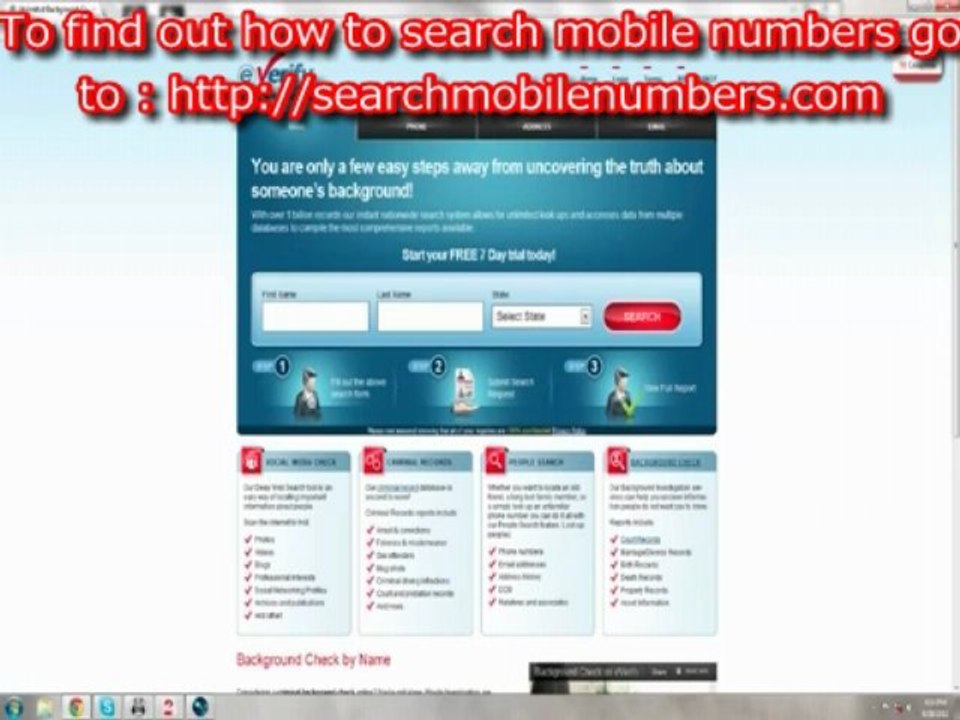 Assistant to search mobile numbers
