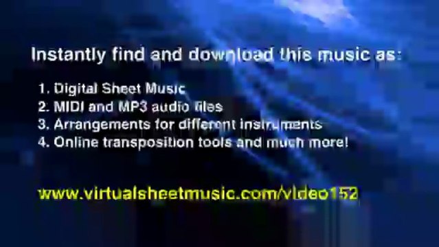 Wolfgang Amadeus Mozart's Ave Verum sheet music for piano - Video Score