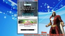 Injustice Gods Among Us Season Pass Redeem Codes - Xbox 360,PS3