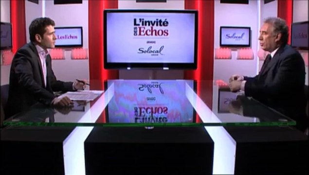 François Bayrou, L'Invité des Echos - 110613