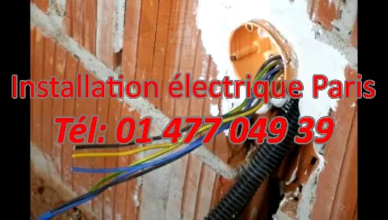 Installation électrique Tél: 01 477 049 39