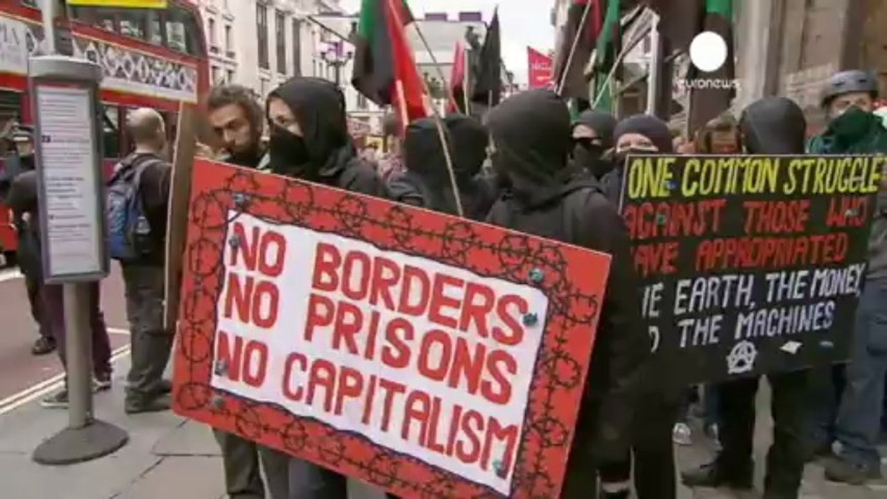 Londres : 32 anticapitalistes arrêtés à une semaine du G8