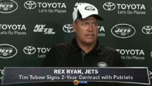 Rex Ryan Reacts to Tebow Signing
