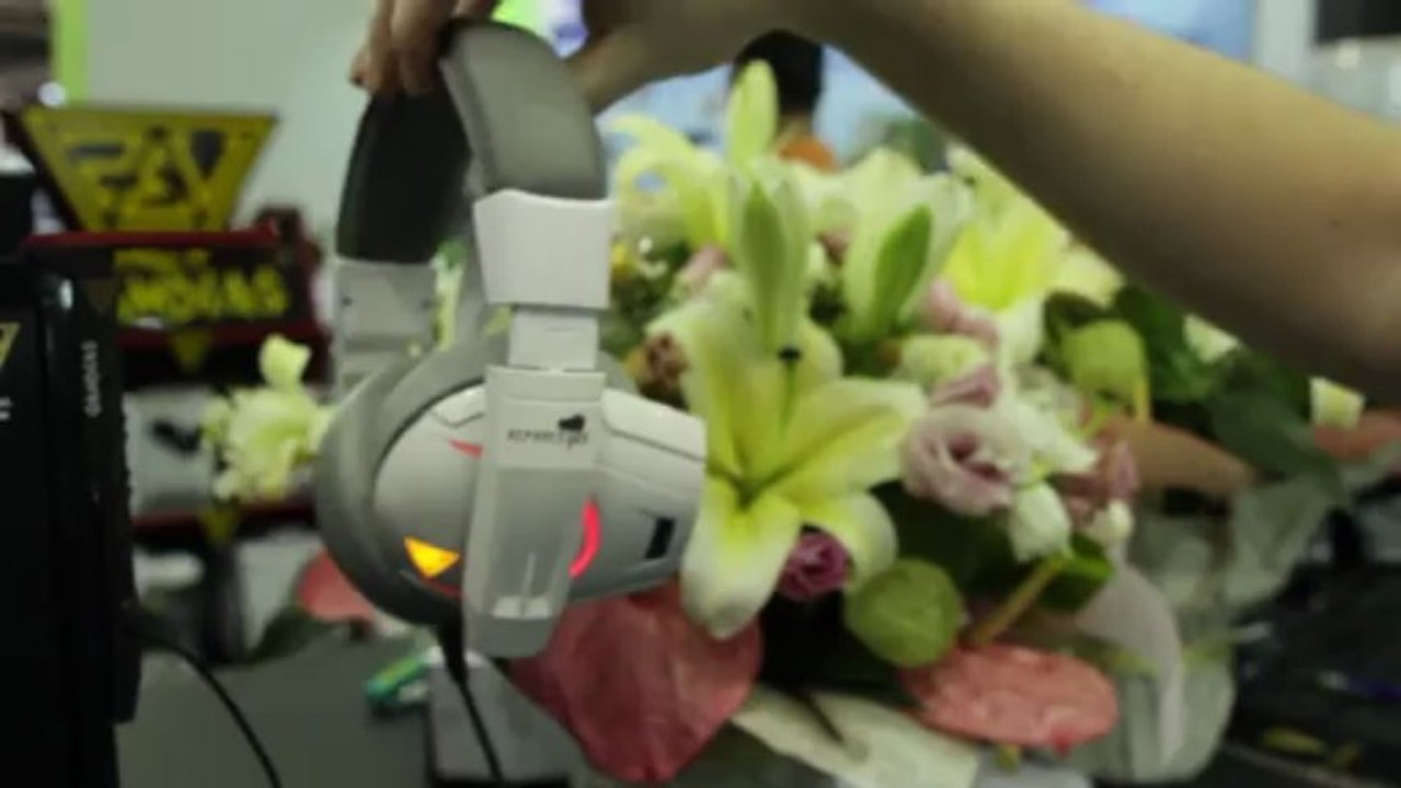 Gamdias Gaming Peripherals Zeus Mouse, Hermes Keyboard, Hephaestus Headset - Computex 2013