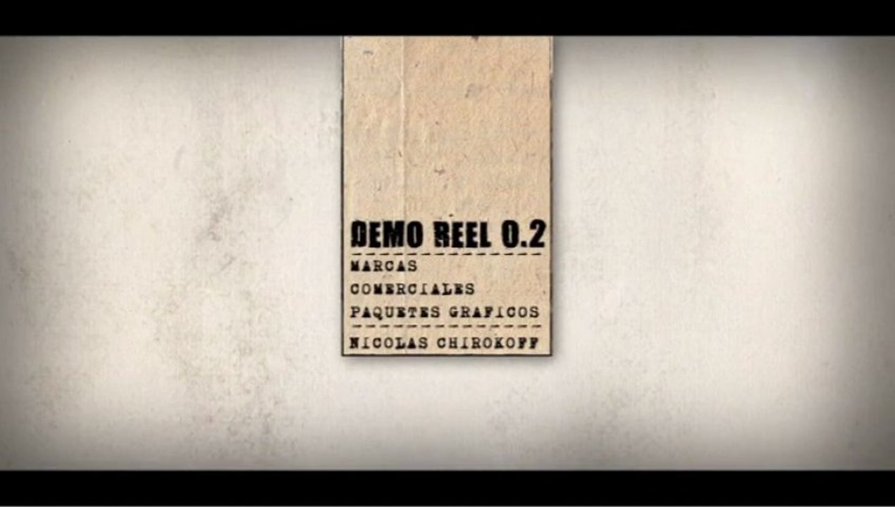 DEMO REEL 0.2 - COMERCIALES - MARCAS - PAQUETES GRAFICOS