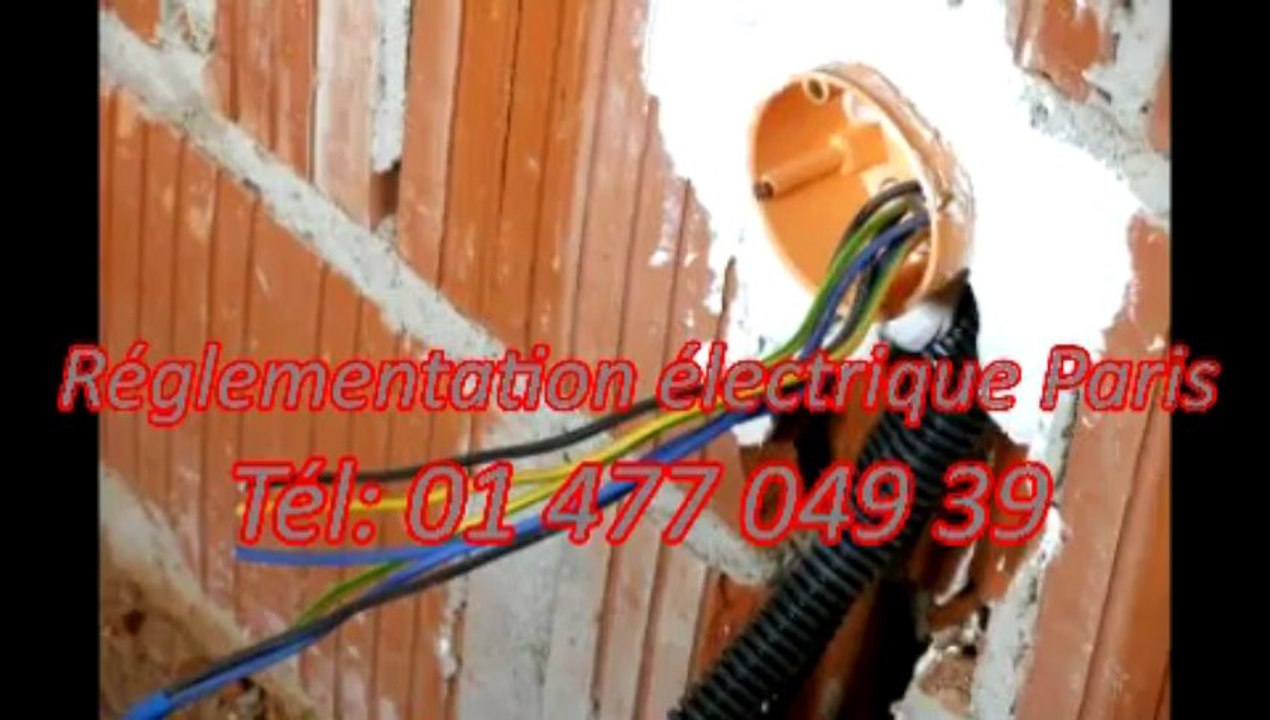 Réglementation électrique Tél: 01 477 049 39