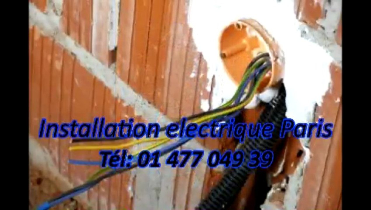 Installation électrique Tél: 01 477 049 39