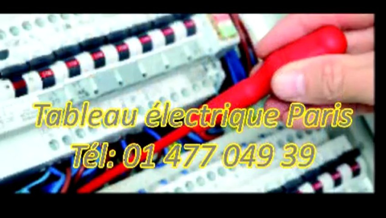 Tableau électrique Tél: 01 477 049 39