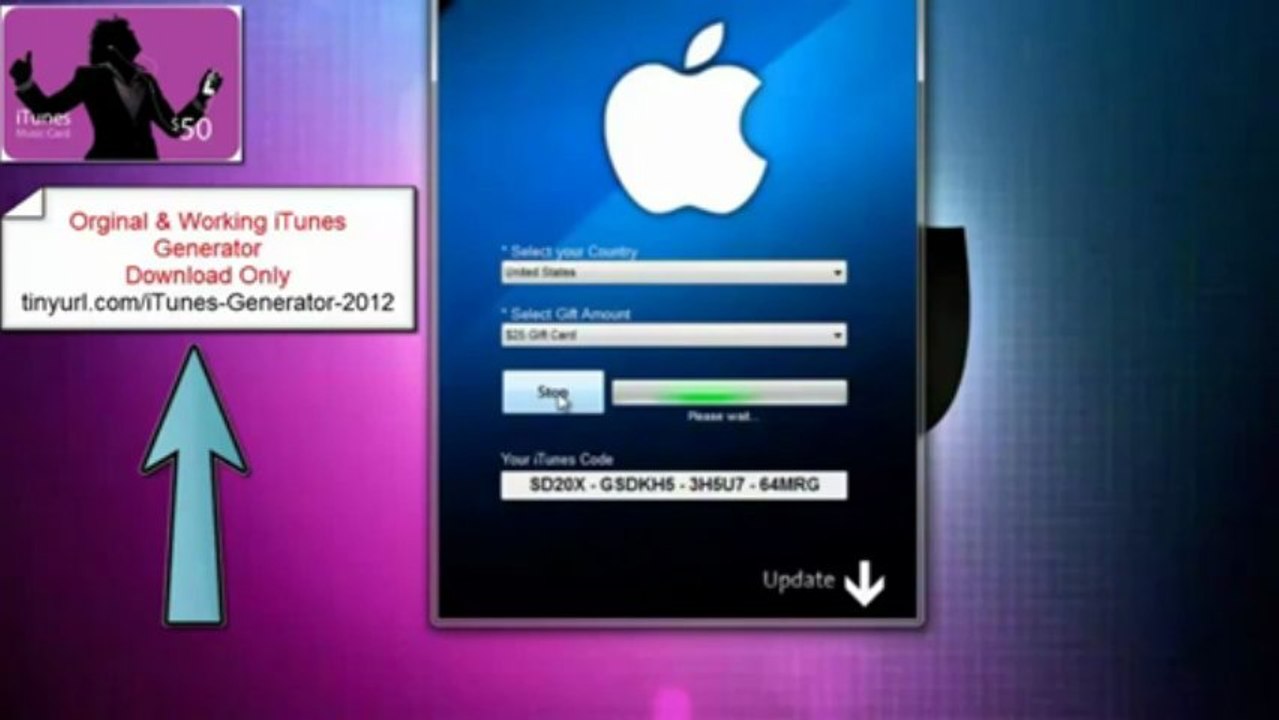 New iTunes Gift Card Generator 2013 Free Download