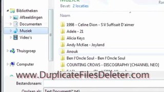DuplicateFilesDeleter.com can find and delete all duplicate files