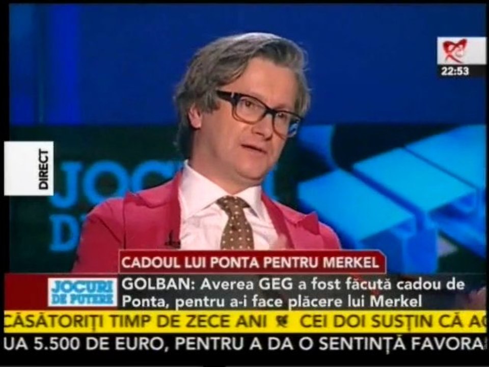 Radu Golban despre PRETUL PRIMIRII LUI PONTA LA MERKEL: cel mai mare tun din ultimii 50 de ani