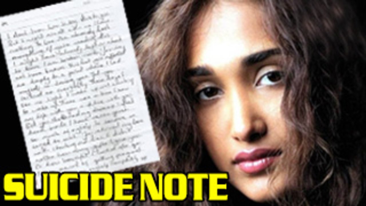Jiah Khan's SUICIDE NOTE Found