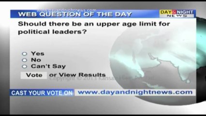 Web Question - Age limit for political leaders - 12 June 2013