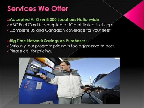 Freight Factoring Fuel Cards and Services