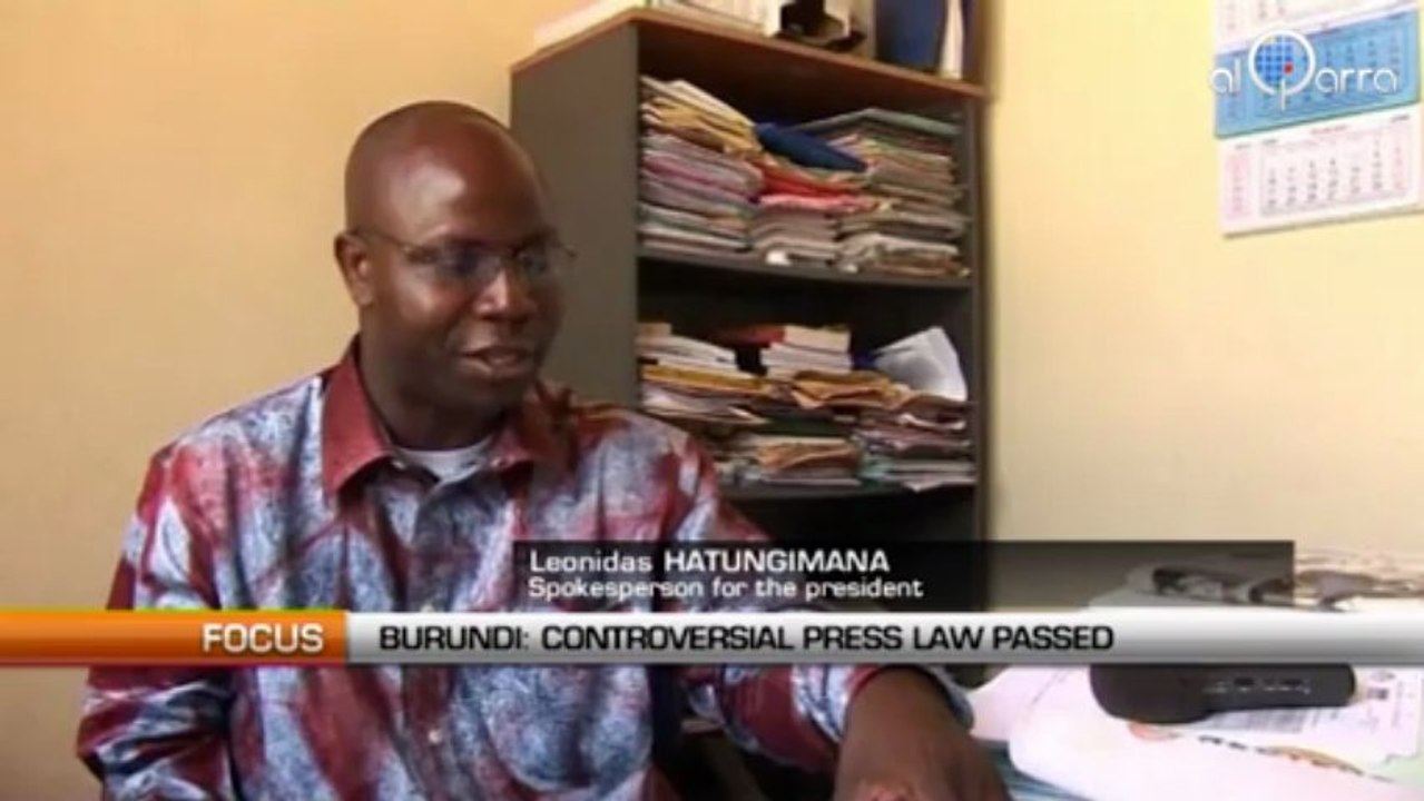 Burundi: Controversial press law passed