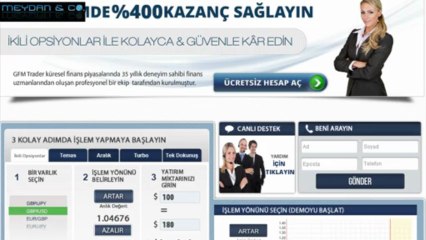 GFM Trader Platform ve Site Tanıtım Videosu