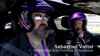 A ride with F1 champ Sebastian Vettel