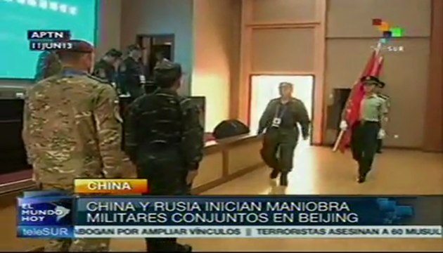 China y Rusia inician maniobras militares conjuntas