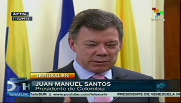 Presidentes Santos y Netanyahu debatieron temas bilaterales