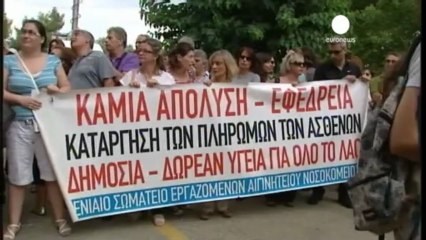 Fallout in Athens and Brussels over Greek TV shutdown