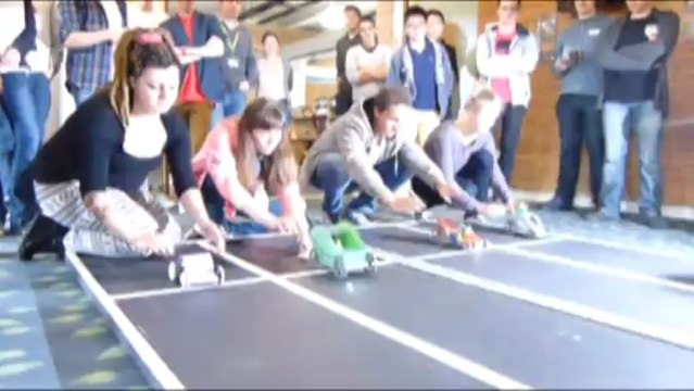 Courses de petites voitures... solaires au Dézert !