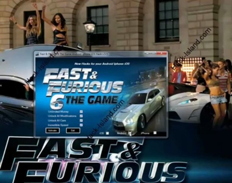 Fast and Furious 6 Game Android & iPhone iOS Hack 2013 Unlimited gold,nitro,Silver
