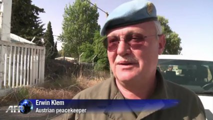 Austrian UN troops begin pullout from Golan Heights