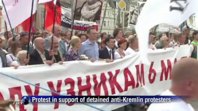 Thousands march through Moscow against Putin