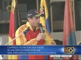 Capriles pide recursos para mejorar las condiciones de los trabajadores