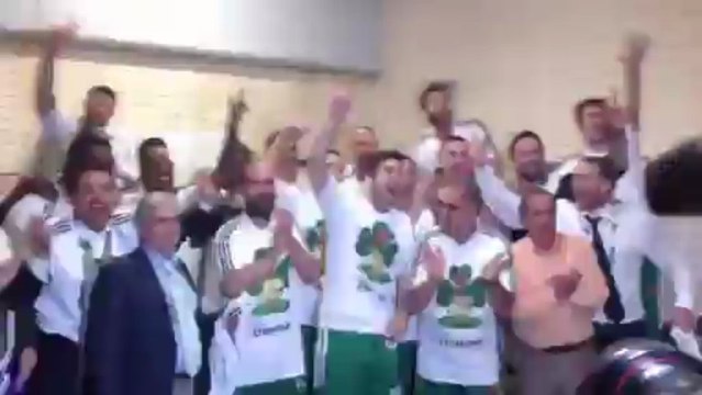 Οι πανηγυρισμοί του Παναθηναϊκού για το πρωτάθλημα