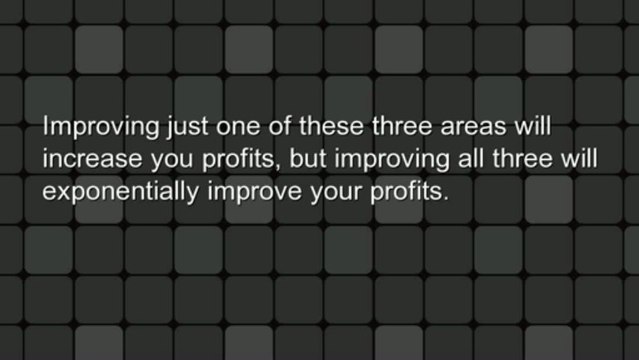 Increase business profits in 3 simple ways