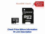 @@@ Cheap price Transcend 32GB MicroSDHC Class10 UHS-1 Memory Card with Adapter 45 MB s (TS32GUSDU1E) Deals