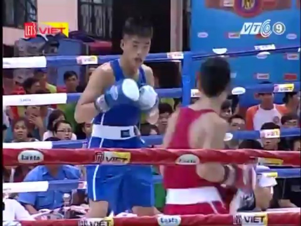 Giải boxing - Trận 2: Võ sĩ Nguyễn Văn Đương (CAND) - Phạm Đức Đoàn (Bắc Ninh)
