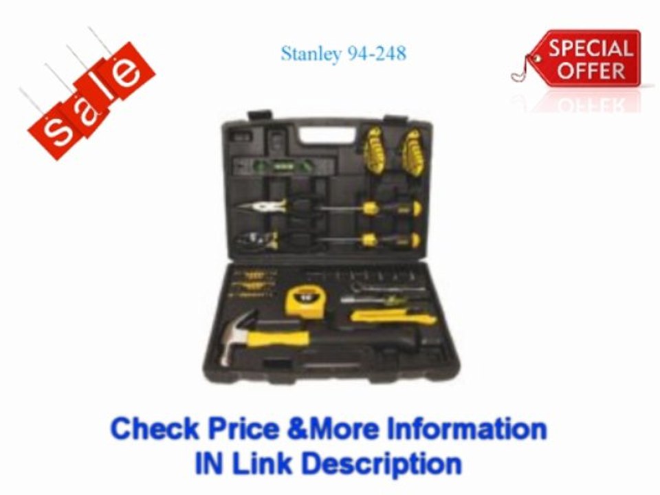 #1 New Stanley 94-248 65-Piece General Homeowner's Tool Set Reviews
