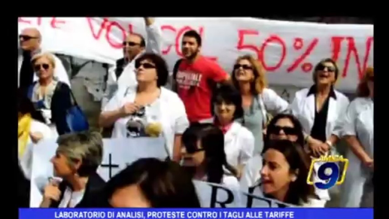 Laboratorio di analisi, proteste contro i tagli...
